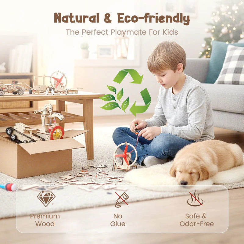 🧩 Δημιουργικά DIY τεχνολογικά παιχνίδια - κατασκευάστε και μάθετε με ηλεκτρονικά εξαρτήματα, διασκεδαστική εκπαίδευση STEM για παιδιά 🚀📦🧩