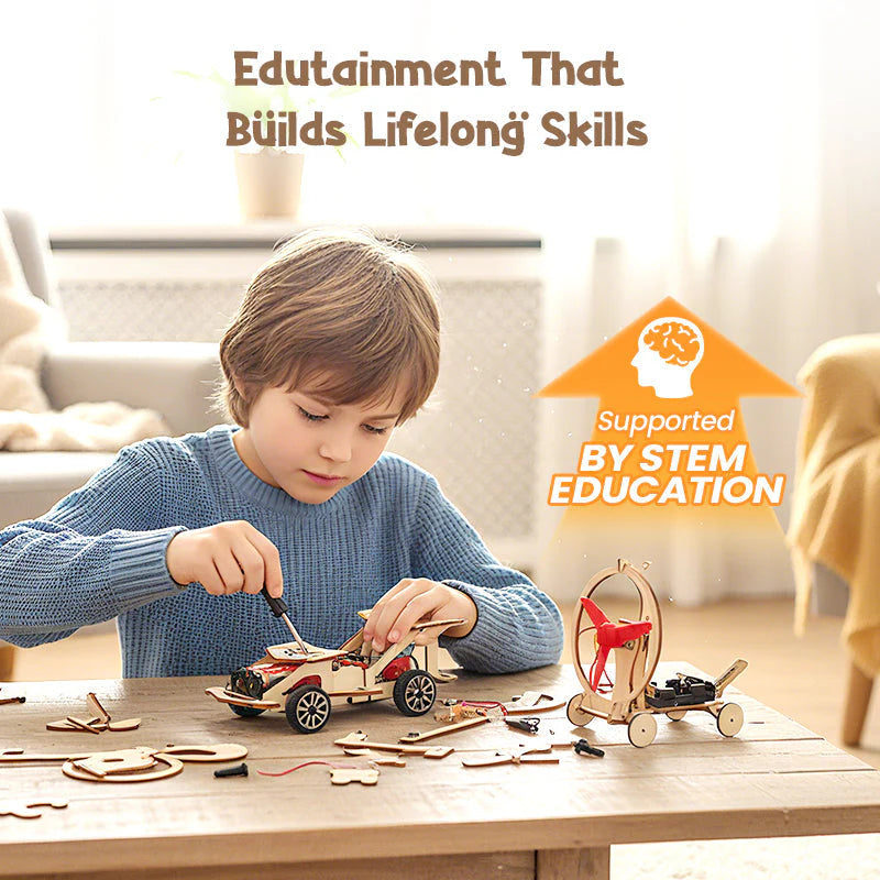 🧩 Δημιουργικά DIY τεχνολογικά παιχνίδια - κατασκευάστε και μάθετε με ηλεκτρονικά εξαρτήματα, διασκεδαστική εκπαίδευση STEM για παιδιά 🚀📦🧩