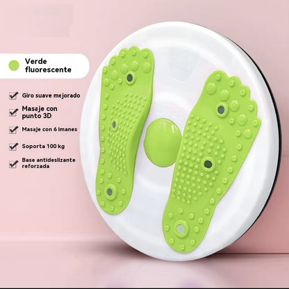 🏃💃【Ζεστή πώληση σε χαμηλή τιμή】Μηχανή μασάζ σώματος με μεγάλη περιστροφή μέσης για απώλεια λίπους με μαγνητική έλξη