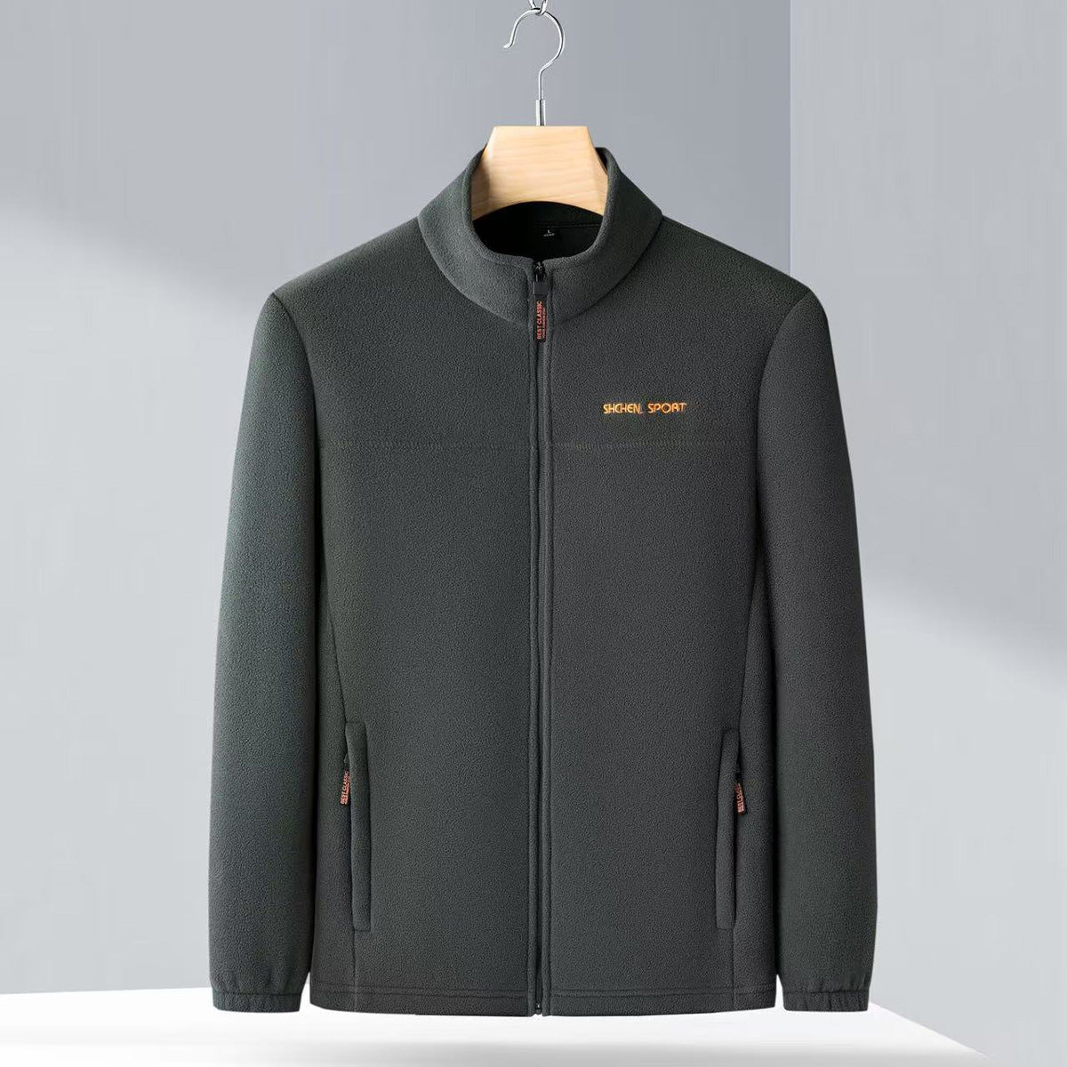 🧥🍂🔥Αγοράστε 1 και πάρτε 1 δωρεάν🔥Ανδρικό Φθινοπωρινό και Χειμερινό Φλις Μπουφάν Polar, Φλις Μπουφάν με Ψηλό Γιακά για Νέους και Μεσήλικες Άνδρες