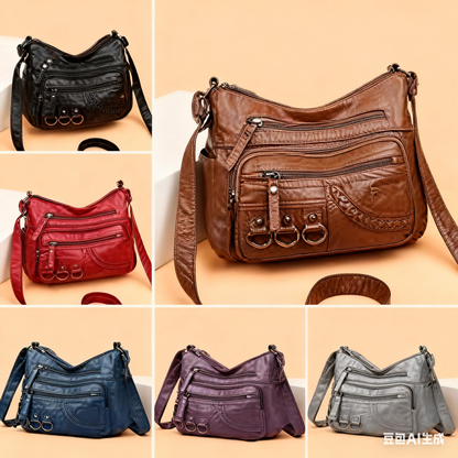 🔥 【Προώθηση μείωσης τιμών】Η νέα γυναικεία τσάντα 2025 με πολλαπλές τσέπες, μεγάλη χωρητικότητα – μπορεί να φορεθεί στον ώμο ή χιαστί.