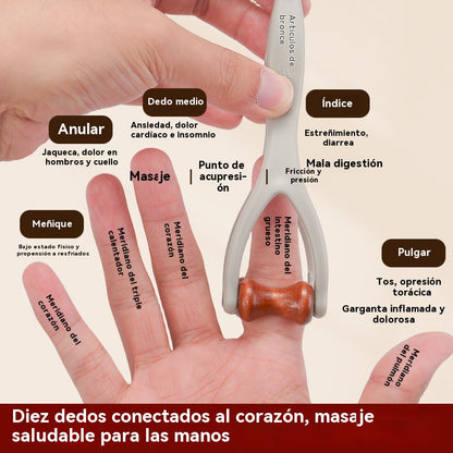 🎉🛍️【Αγοράστε 1 και πάρτε 1 δωρεάν】 2 τεμάχια για 21 ευρώ 🌿 Μασάζ δακτύλων από μασίφ ξύλο: Οι κύλινδροι από φυσικό ξύλο βοηθούν στην αποδέσμευση των μεσημβρινών των αρθρώσεων και στην ανακούφιση από την κόπωση των χεριών. 🌿