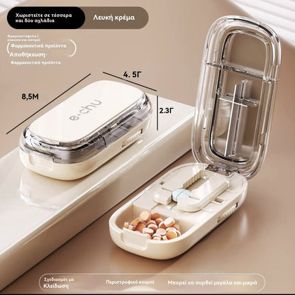 👍🌈Φορητό κουτί για κοπή χαπιών