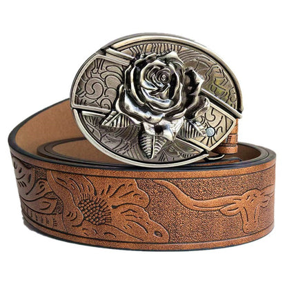 🆒🎁Ειδική προσφορά περιορισμένης διάρκειας👍Ανδρική ζώνη με ανάγλυφο σχέδιο και ενσωματωμένο μαχαίρι