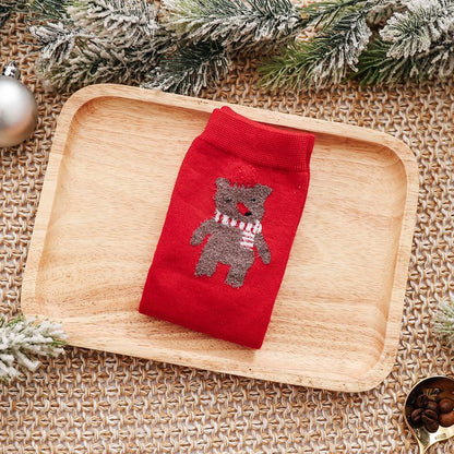 🔥【10 ζευγάρια，Μεγάλες Προσφορές】🔥Χριστουγεννιάτικες κάλτσες 2025, γυναικείες κάλτσες με σχέδια ζώων για το φθινόπωρο και τον χειμώνα, με σχέδια κινουμένων σχεδίων