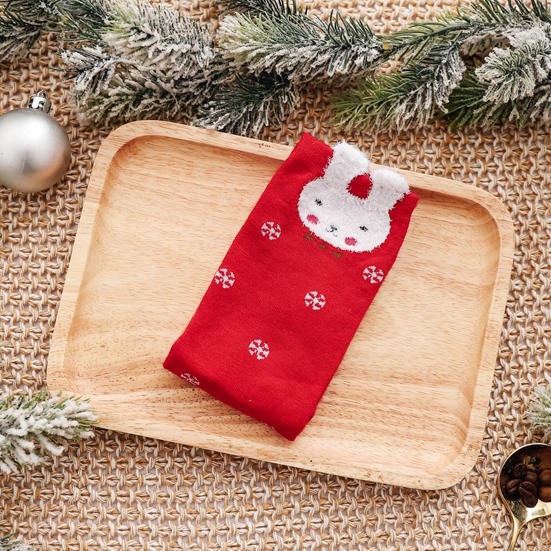 🔥【10 ζευγάρια，Μεγάλες Προσφορές】🔥Χριστουγεννιάτικες κάλτσες 2025, γυναικείες κάλτσες με σχέδια ζώων για το φθινόπωρο και τον χειμώνα, με σχέδια κινουμένων σχεδίων