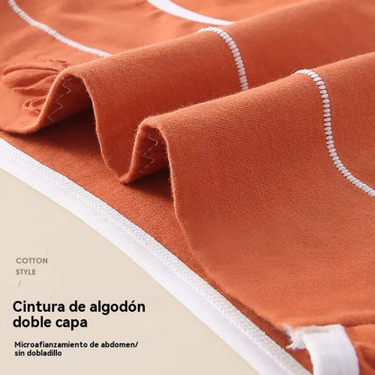 🎁【7-Pack】✨🩲 Γυναικεία εσώρουχα από 100% βαμβάκι με ψηλή μέση, αντιβακτηριακό ένθετο Graphene 7A, έλεγχο της κοιλιάς και ανόρθωση των γλουτών, αναπνέον εσώρουχο.